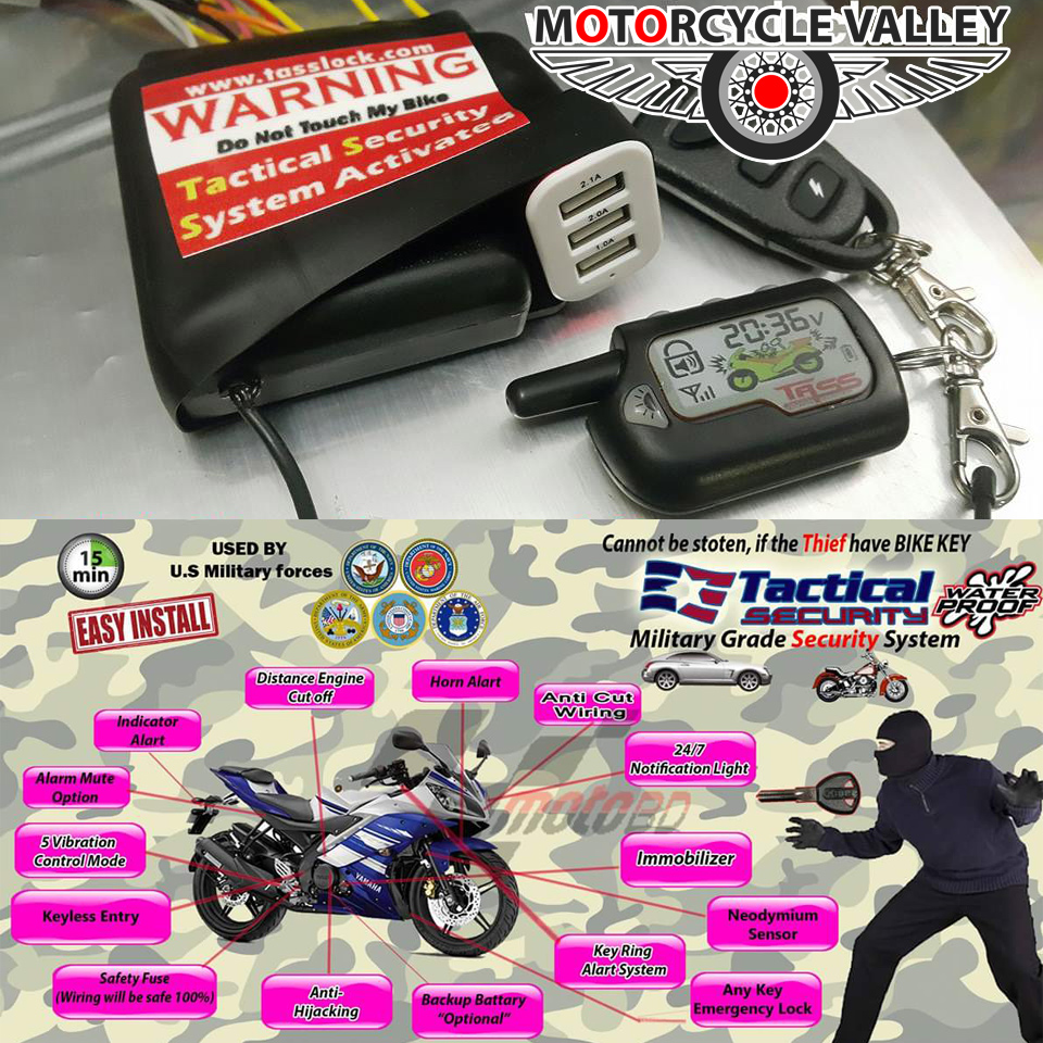 motorcycle alarm system price